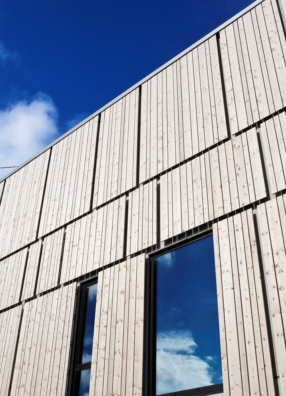 Bygning i Superwood brædder.